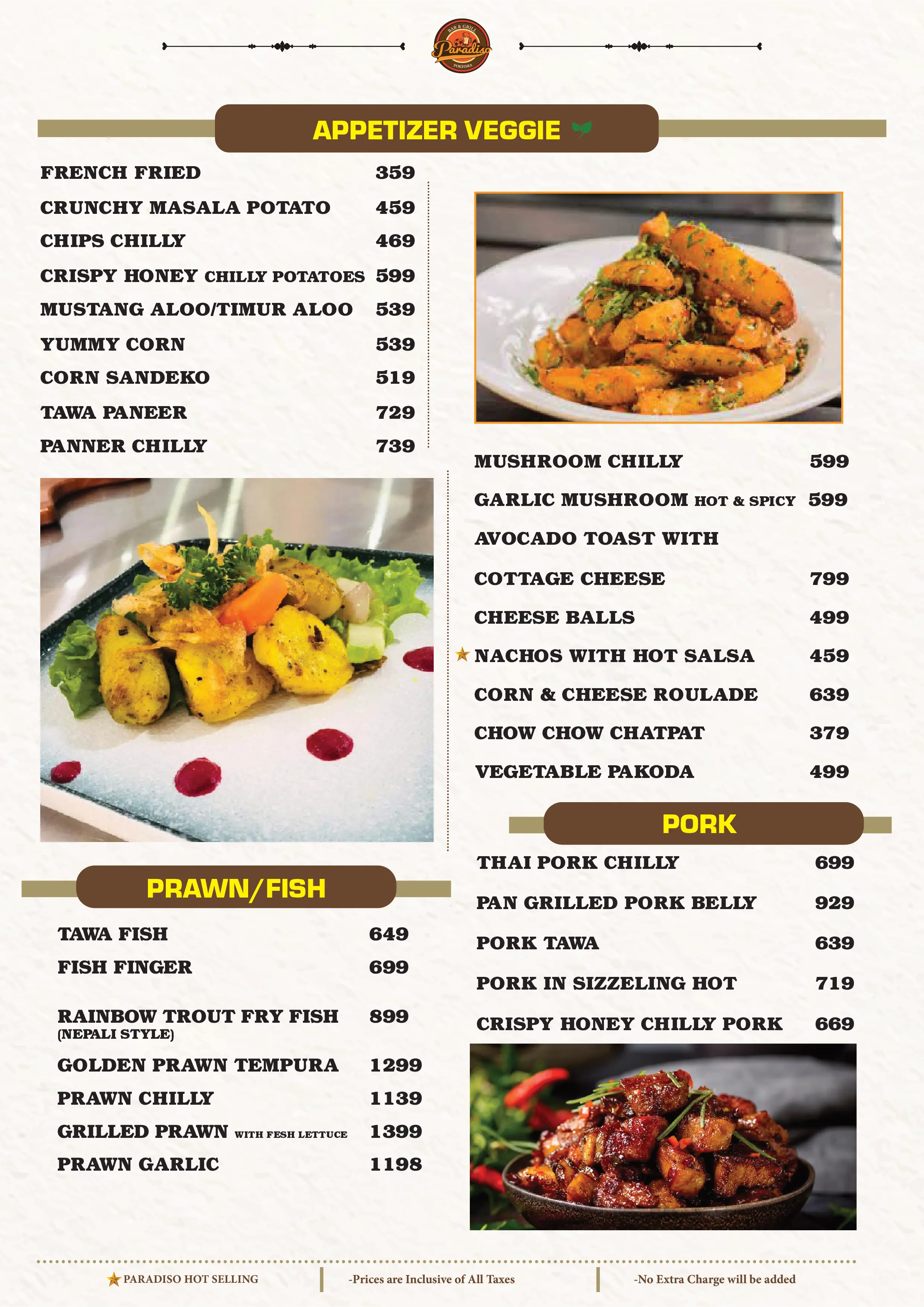 Menu page 2